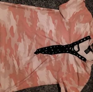 Pink camo top